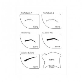 TEMPTU PRO Airbrow Stencils & Shaper Template