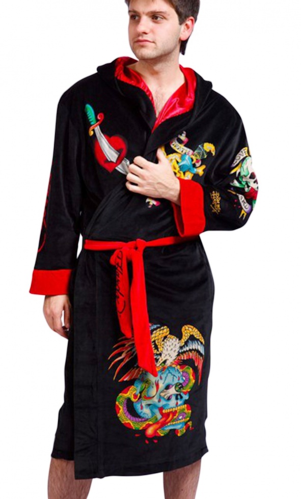Ed Hardy халат 3028-VR