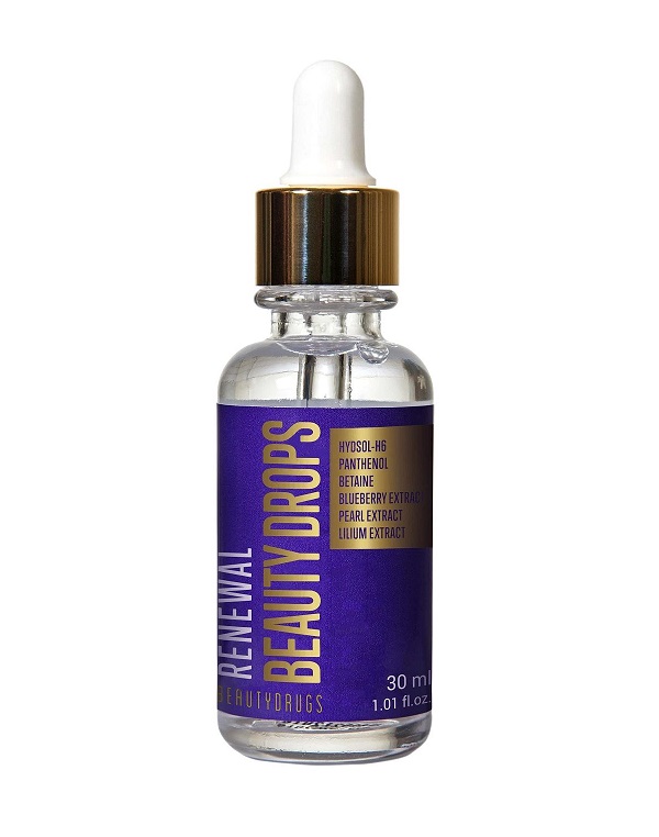 BEAUTYDRUGS Сыворотка для лица Beauty Drops serum Renewal с гиалуроновой кислотой 90% 30мл