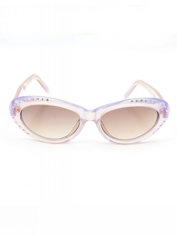Linda Farrow ОЧКИ AGENT P.CHAMPAGNE OVAL CATEYE SUNGLASS