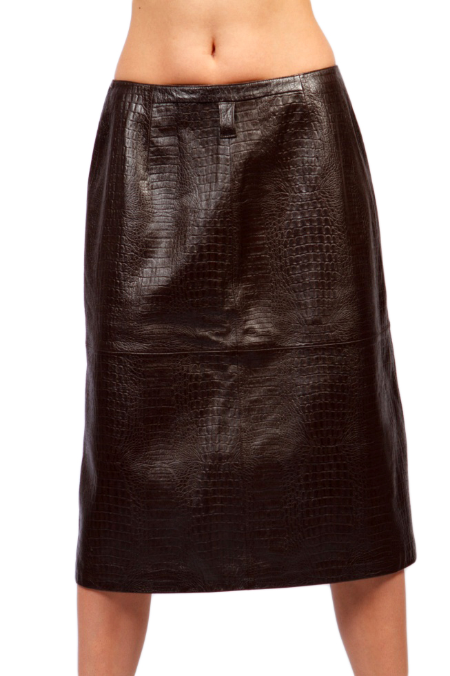 Kenzo юбка кож 61409