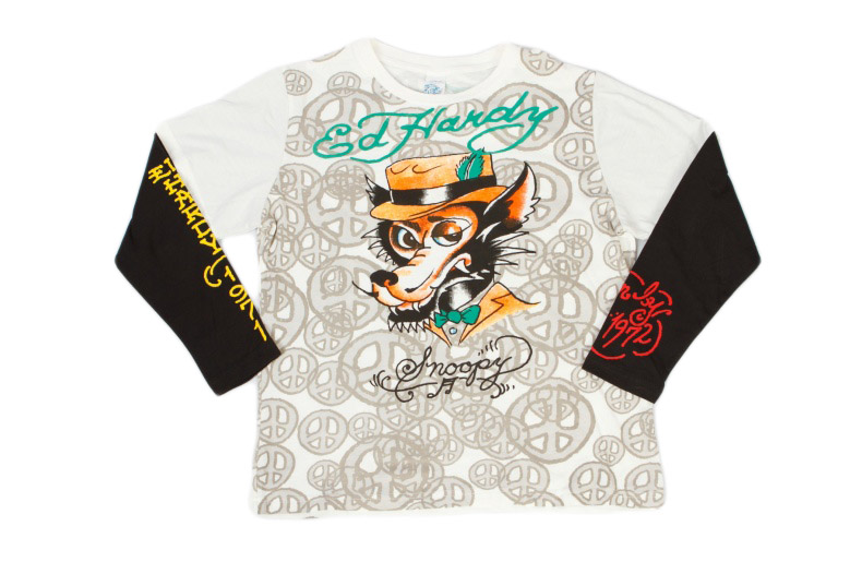 Ed Hardy лонгслив S8K285-WLF