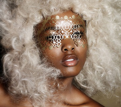 FACE LACE Hipstar Mask Satin Gold