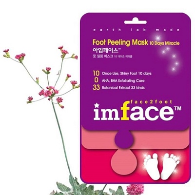 IMFACE Foot Peeling Mask 10 Days Miracle маска пилинг для ног 40 мл.