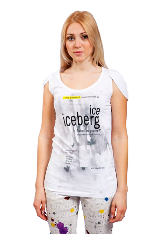 Iceberg футболка F0416307 v-11