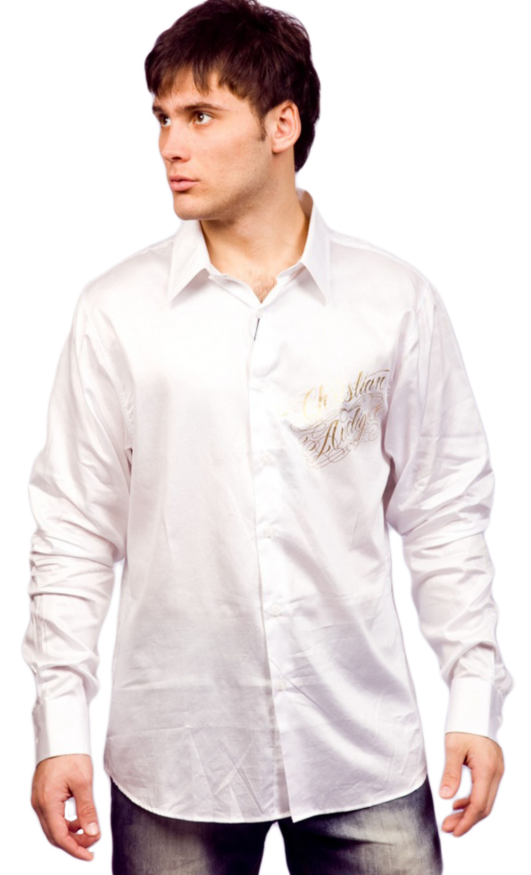 Christian Audigier рубашка 30042LS v-9